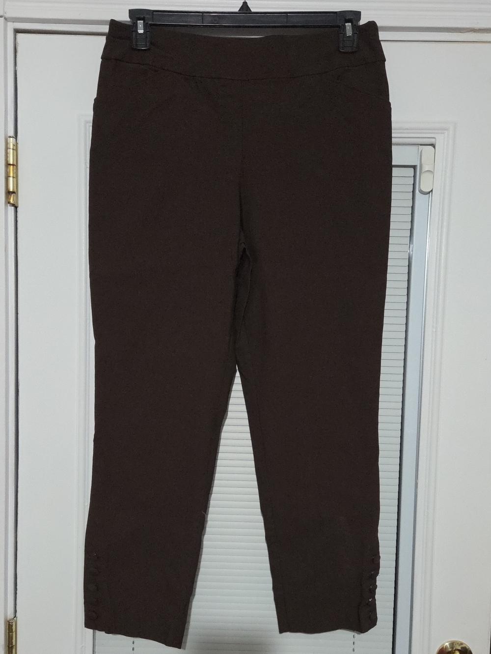 Worthington Dark Brown Pull-On Skinny Leggings